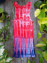 Load image into Gallery viewer, Tachytelic Tie Dye Long Tank Size: L