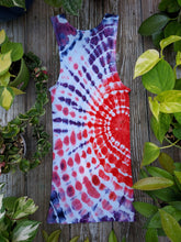 Load image into Gallery viewer, Tachytelic Tie Dye Long Tank Size: L